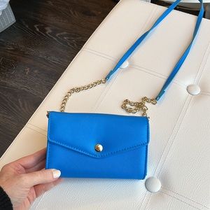 Electric Blue Crossbody Bag